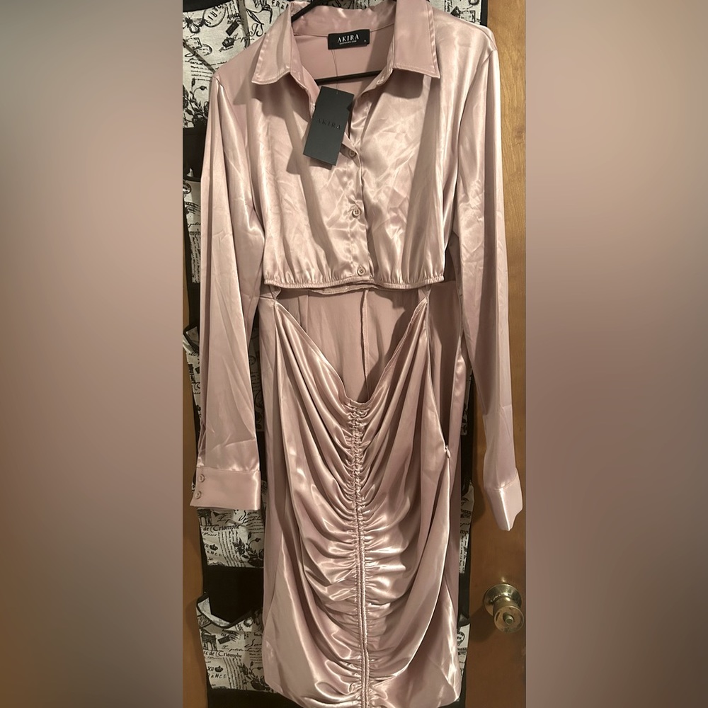Akira satin dress